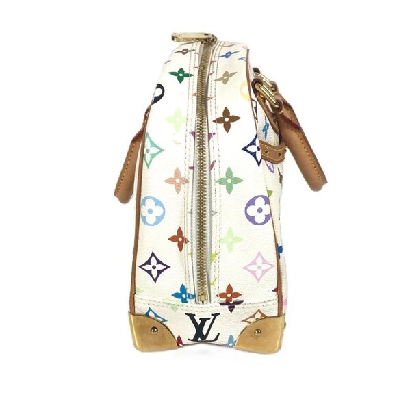 LOUIS VUITTON M92663 MonogramMulticolore Trueville Bag Hand Bag Blanc White - Picture 10 of 14